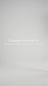 [MỚI]Áo Croptank chạy bộ nữ Exdry Advance Motion Áo tank thể thao nữ thoáng mát thấm hút nhanh khô Coolmate Women