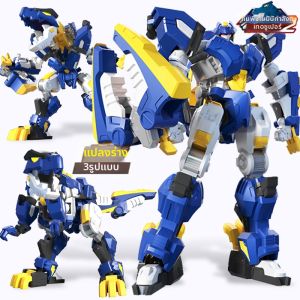 MINI FORCE | Super Dinosaur Power Transformable Zephyr Dragon Mechanized Figure Toy