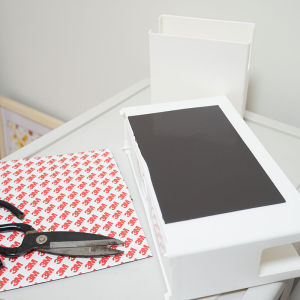 A4 Magnetic Sheet Modification Device Mask Storage Box Soft Magnetic Sheet Organizer Kitchen Plastic No Drilling Required
