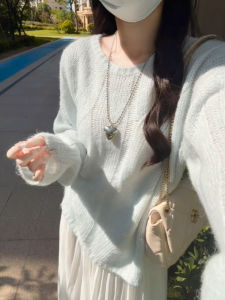CHOEFULYN | Relaxed Style Soft Wool Sweater for Women
