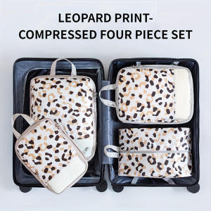 Travel Compression Packing Cubes Luggage Organizer Accessories Extensible Storage Bags Travel Cubes Foldable Suitcases Shoe Bag