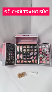 Đồ chơi hộp trang sức xâu vòng tay để bé sáng tạo và làm đẹp quà tặng bé gái thiết kế sang trọng
