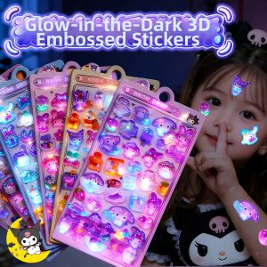 Glowing 3D Sticker Cute Cartoon Decoration