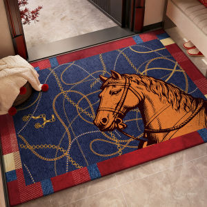 OULAISEN | Red Festive Outdoor Door Mat Wash-Free Easy Clean Anti-slip Thick