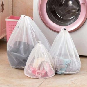 Vixplorn Foldable Laundry Mesh Bag Household Clothes Laundry Care Laundry Bag Underwear Socks Mesh Laundry Bag