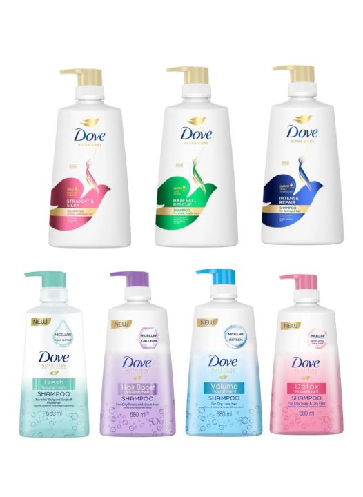 Dove Ultra Care /Nutritive Solution Hair Shampoo 680ml | Lazada