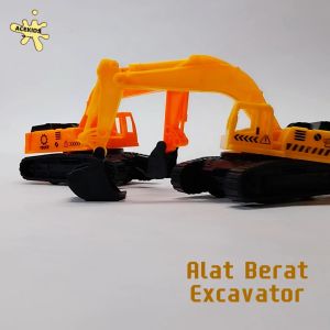 Acekids Mainan Anak Miniatur Excavator Alat Berat Murah Mini Excavator Mobil Penggali - 0684