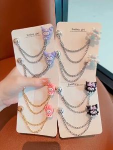 Ghim Cài Quần Áo Phụ Kiện Kẹp Gấu Quần Áo Loopy Cá Hề Kuromi Từ Tính Chất Liệu Hợp Kim Sáng Bóng MEHOM- PK02