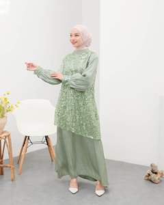 TIHANI DRESS KONDANGAN WANITA KEKINIAN SHIMMER