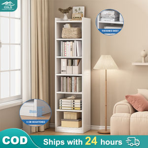 3/4/5/6 Layer Narrow Slit Bookcase: A Modern Small Bookshelf & Storage Solution