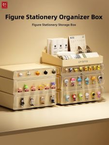 Desktop Organizer Dustproof Display Shelf