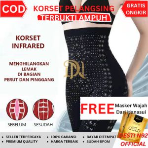 Celana Korset Pelangsing Badan Teknologi Infrared Slimming Suit Pembakar Lemak Pembentuk Tubuh Pasca Melahirkan