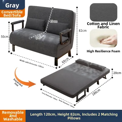 HM | Foldable Dual Use Multifunctional Sofa Bed