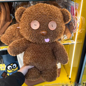 Cute Bear Plush Backpack Womens Tim Bear Shoulder Bag Doll Gift Soft Sweet Cool Style Casual Cartoon Anime Theme Bag