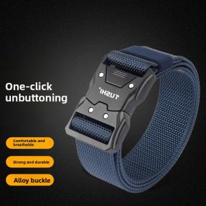 JIFANPAUL | Elastic Mens Canvas Belt Outdoor Sport