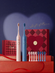 ApiYoo | Soft Sonic Adult Electric Toothbrush Couples Set