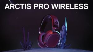 SteelSeries Arctis Pro Wireless + Bluetooth 7.1 DTS Headphone:X v2.0 Hi-Res Capable Gaming Headset Black 61473