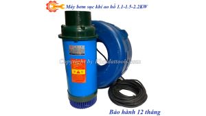 Máy Bơm Nước Sục Khí Tạo Oxi Cho Ao Hồ 1.1-1.5-2.2KW - Động Cơ Êm Lõi Đồng 100% - Bảo Hành 12 Tháng