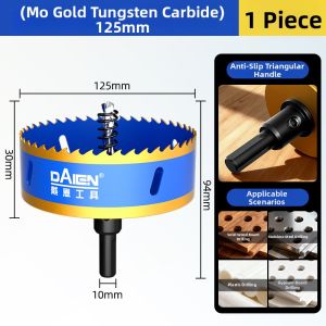 DAIENGONGJU | Metal Wood Plastic PVC Downlight Hole Saw Drill Bit Set