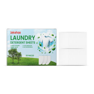 Laundry Detergent Sheets for Sensitive Skin Eco Friendly Compact Cleaning Pods Long Lasting Fresh Scent Wash for Home Travel Use