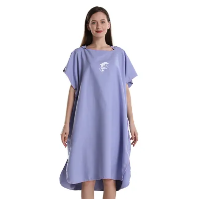 Mutao Unisex Surf Poncho Robe Towel Microfiber Bathrobe Ponchos Surfer Robe For Surfing Swimming Diving Beach