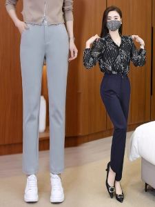 กางเกงลำลองผู้หญิงเอวสูงทรงสลิมฟิต ทรงหลวม กางเกงขายาวทรงสูท ทรงสลิมฟิต ทรงหลวม ทรงสั้น ทรงหลวม ทรงสั้น