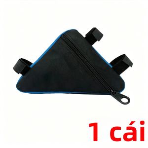 1PC Đen Bền Nhẹ Vải Oxford Xe Đạp Túi Tam Giác Đầu Ống Túi Bảo Quản Cho Đường MTB Đi Xe Đạp Xe Đạp Phụ Kiện