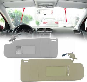 Car Inner Sun Visor Shield Shade Board For VW Golf 4 Jetta MK4 Passat Beetle 1998-2010 For Volkswagen Skoda Superb SEAT Leon