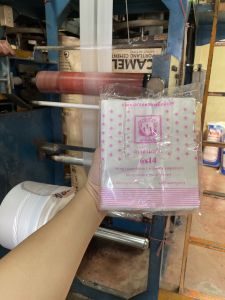 ถุงหูหิ้ว 6x14 บางมัดเกรด A 100กรัม 56-58ใบ