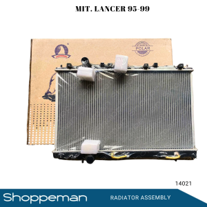 14021 MITSUBISHI LANCER MIRAGE 1.6 1.8G 1995-1999 RADIATOR ASSEMBLY A/T 375x648x16mm PA16 1ROW MR187964 MR204590