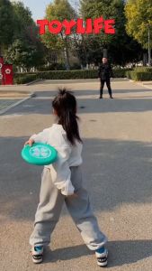 Đĩa ném đồ chơi frisbee đĩa bay mềm ngộ nghĩnh cho trẻ em loại 20cm đồ chơi thể thao TOYLIFE