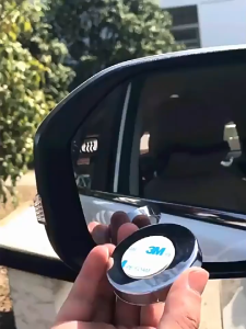 2pcs blind spot side mirror Automotive Reversing Small Round Mirror 360 Degree Wide-angle Adjustable Rotating Convex Mirror Round Car Rear View blindspot mirror motorcycle recommend for you
