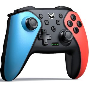 Dinofire Wireless Switch Controller for Nintendo Switch/Switch 2/Lite/OLED Gamepad with Wake-upProgrammable Turbo Function 