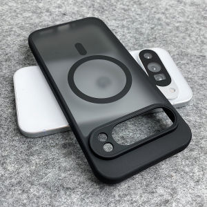 Luxury Matte Clear Shockproof Bumper for Magsafe Case for Google Pixel 7A 8 8A 9 9A 10 Pro ProXL XL Magnetic Simple Armor Cover