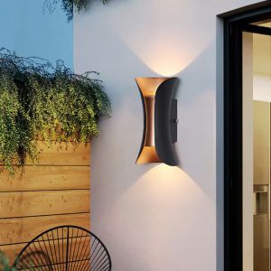 KUCHVZ Outdoor Wall Light 10W LED Modern Exterior Light Fixture Outdoor Sconces Wall Lighting Waterproof for Porch Patio Garage