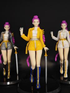 Mô Hình Bàn Đạp Mới 2025 Mira Rumi Zoye Anime Hunter Bé Gái Team PVC 19mm Trang Trí Bàn Đồ Chơi Trẻ Em