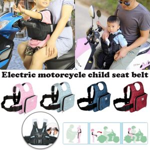 Motorcycle Safety Belt Non-slip Breathable Grab Handle Strap Rear Seat With Storage Bag
