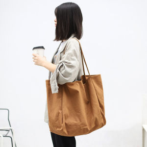 NALLCHEER กระเป๋าผู้หญิงกระเป๋าสะพายไหล่กระเป๋าผ้าใบจุของได้มากสีทึบกระเป๋าโท้ทสําหรับพักผ่อนกระเป๋าถือผ้าใบสําหรับเดินทางและโรงเรียน