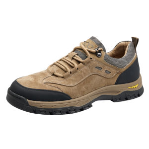 Invisible Heightening Outdoor Climbing Mens Shoes New Winter Fashion Versatile Sports Work Shoes Low Top round Toe Rubber Outsole