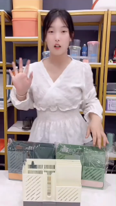 ชั้น เก็บของกล่องเก็บของในครัว กล่องเก็บช้อนเก็บตะเกียบในครัว แบบติดผนังไม่ต้องเจาะผนัง ฟรีกาว!!