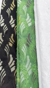Swiss Voile Lace In Switzerland With 3D Flower Applique Stones 2026 Super Quality African Lace Fabric For Wedding Lace 5 M384-1