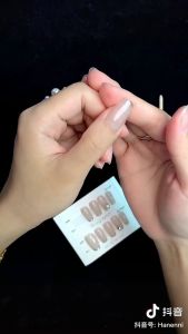 Fake Nails 30pcs Fake Nails With Glue Set Long French Finger Art False Nails Artificial Design Nails New Arrival Press On Nails