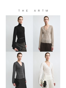 Wool Waist-accentuated V-neck Knit Cardigan