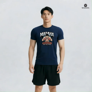 Madaha Kaos Baju Dry fit Jersey Olahraga KickBoxing Combat