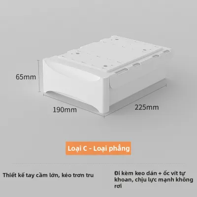 QINFEI | Hộc Lưu Trữ Dưới Bàn Có Dung Lượng Lớn