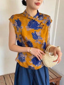 QINGNAER | Áo Dài Tùng Xòe Không Tay Phong Cách Trung Quốc Size Lớn