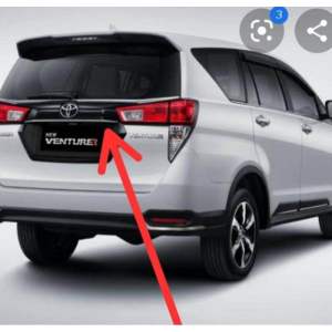 List Trunklid Tranklit aPintu Bagasi Belakang Innova Reborn Venturer Facelift 2021 2022 2023 2024 up