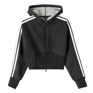 Áo Khoác Dệt Kim Có Mũ Trùm Đầu Dành Cho Nữ Adidas Ba Sọc Tập Chạy Bộ Thể Dục Thể Thao Kx8905 True To Size Polyester