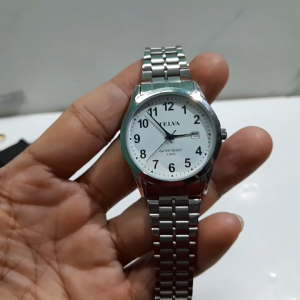 Đồng hồ đeo tay TELVA TE-AM187 size 37mm dây kim loại 2 hand Nhật