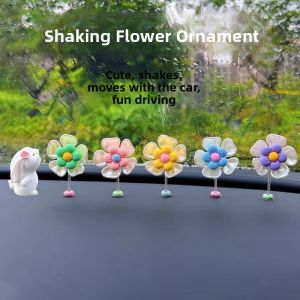 Shaking Flower Dashboard Decorative Ornament
